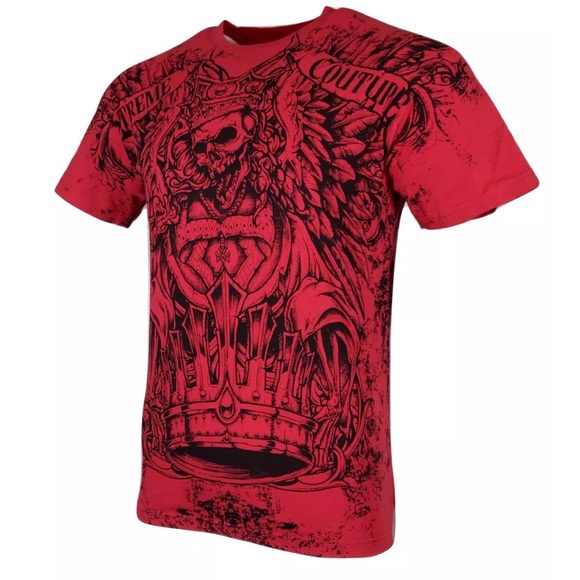 XTREME COUTURE by AFFLICTION Men T-Shirt GATHERING - Picture 4 of 8
